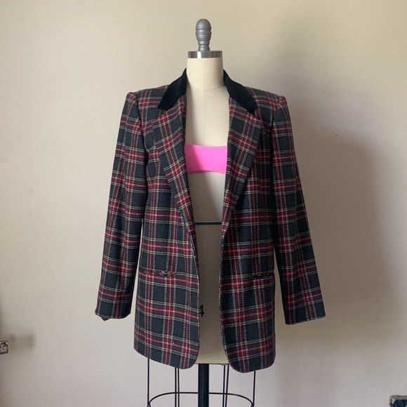 Super nice Vintage plaid blazer - Picture 4 of 5